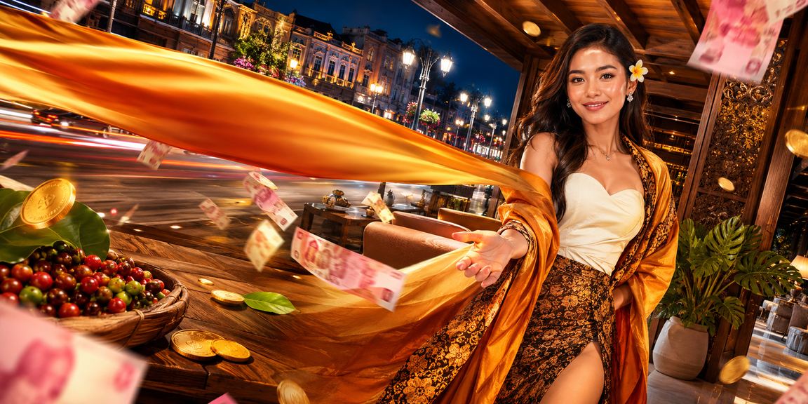 Pengguna memeriksa informasi cashback dan bonus di kafe Vietnam yang santai